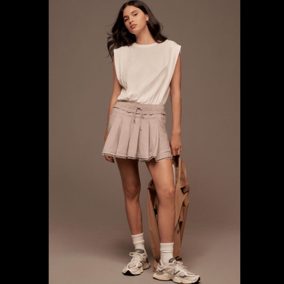 Anthropologie Daily Practice Goal Line Twofer Mini Dress - Picture 1 of 3